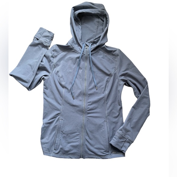 Women's Gray Hooded Jacket - Picture 5 of 14